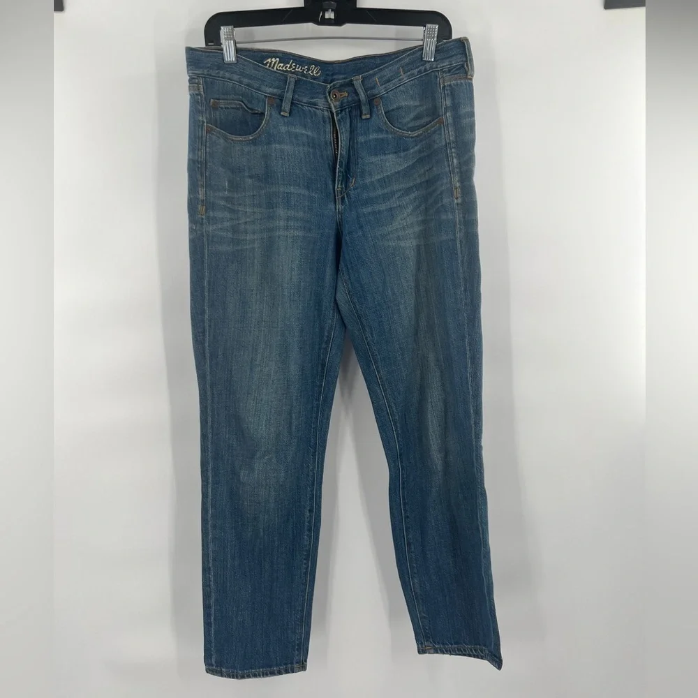 Madewell boyjean blue jeans straight size 28